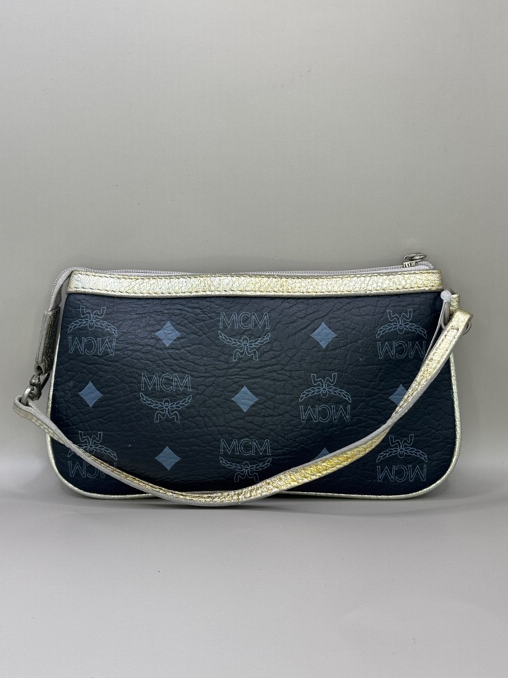 MCM Mini Visetos Wristlet